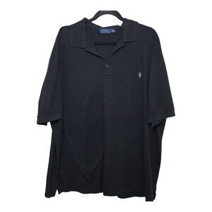 POLO Ralph Lauren Black Short Sleeve Polo Sz. 2XL XXL‎ PREPPY